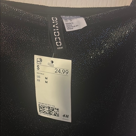 H&M Black Sleeveless Midi Slip Dress - Picture 2 of 5